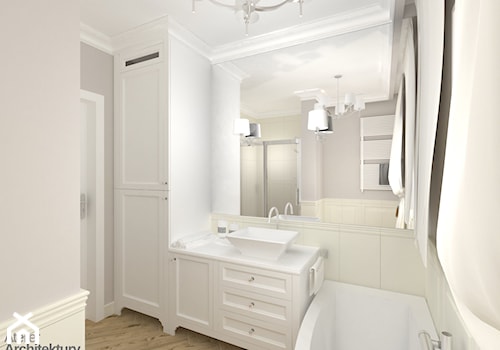 Elegancka łazienka w stylu klasycznym. - zdjęcie od Atelier Architektury