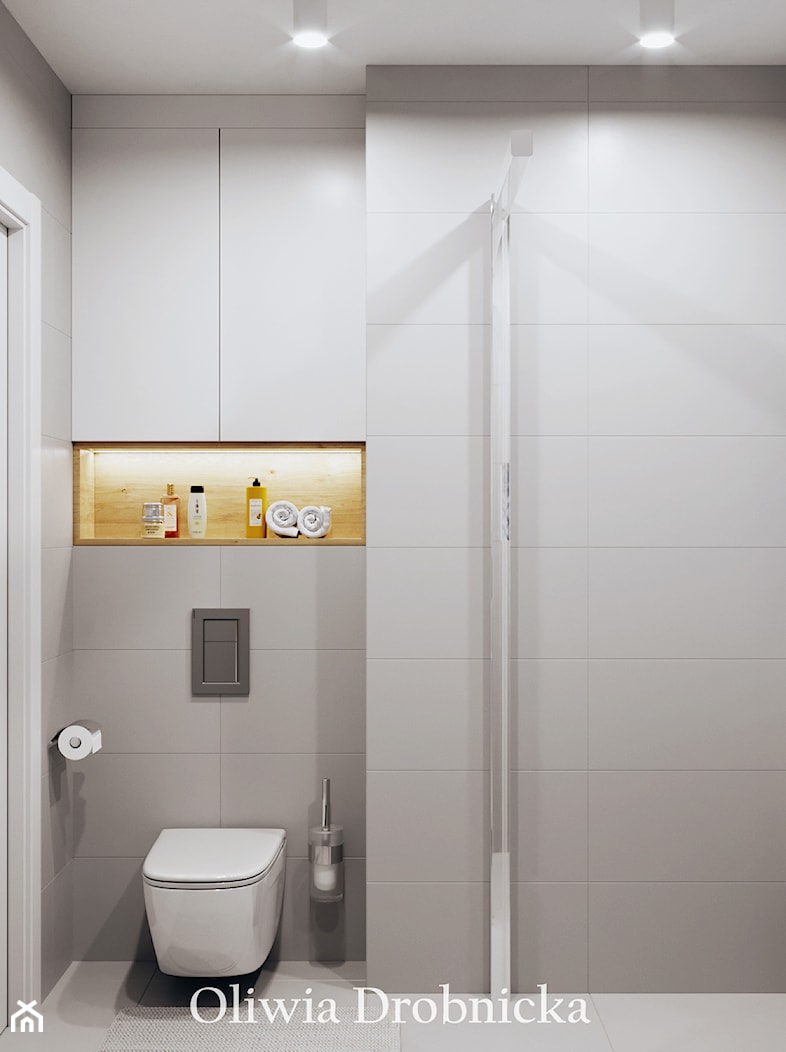 Łazienka w szrości - zdjęcie od Projektowanie Wnętrz Oliwia Drobnicka - Homebook