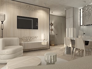 Apartament Stara Warszawska w Olsztynie - Jadalnia, styl nowoczesny - zdjęcie od KOKOdesign - STUDIO PROJEKTOWE - Polska