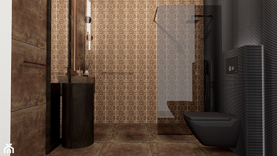 łazienka - Salon, styl nowoczesny - zdjęcie od KOKOdesign - STUDIO PROJEKTOWE - Polska