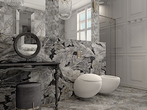 salon łazienkowy - Łazienka, styl glamour - zdjęcie od KOKOdesign - STUDIO PROJEKTOWE - Polska