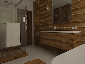łazienka drewniana
