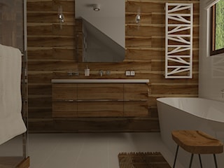łazienka drewniana