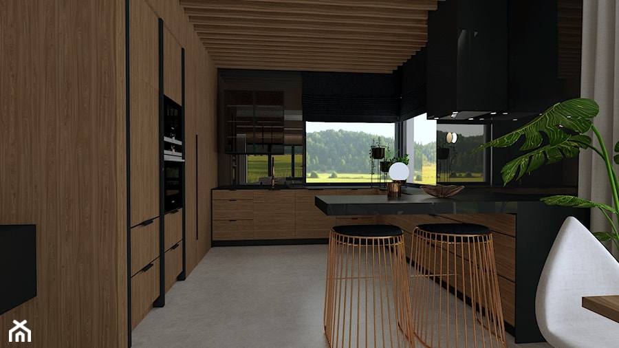 Projekt domu - Kuchnia, styl nowoczesny - zdjęcie od KOKOdesign - STUDIO PROJEKTOWE - Polska