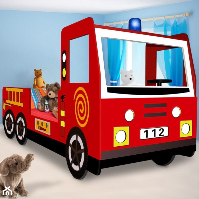 Łóżko dla dziecka "Wóz strażacki" - zdjęcie od Lectus - Homebook