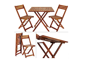 Zestaw ogrodowy stół+2krzesła - zdjęcie od Lectus