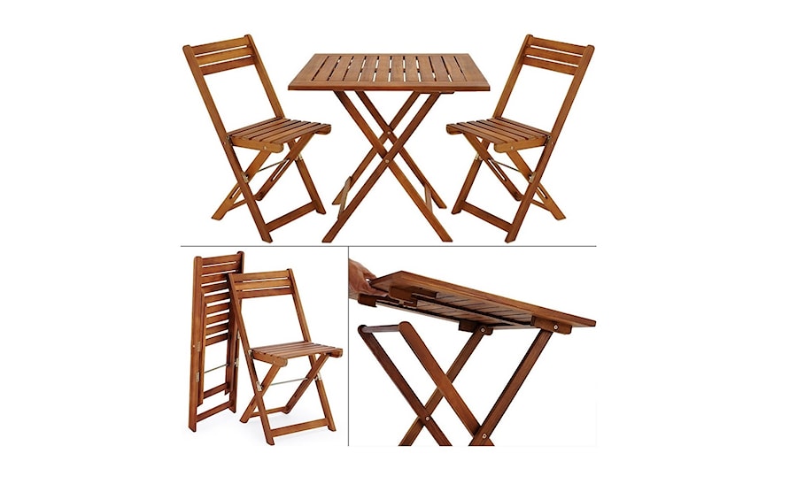 Zestaw ogrodowy stół+2krzesła - zdjęcie od Lectus
