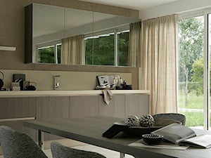 Veneta Cucine Tulipano - Średnia otwarta z salonem kuchnia jednorzędowa z oknem, styl nowoczesny - zdjęcie od Studio Estima Sopot