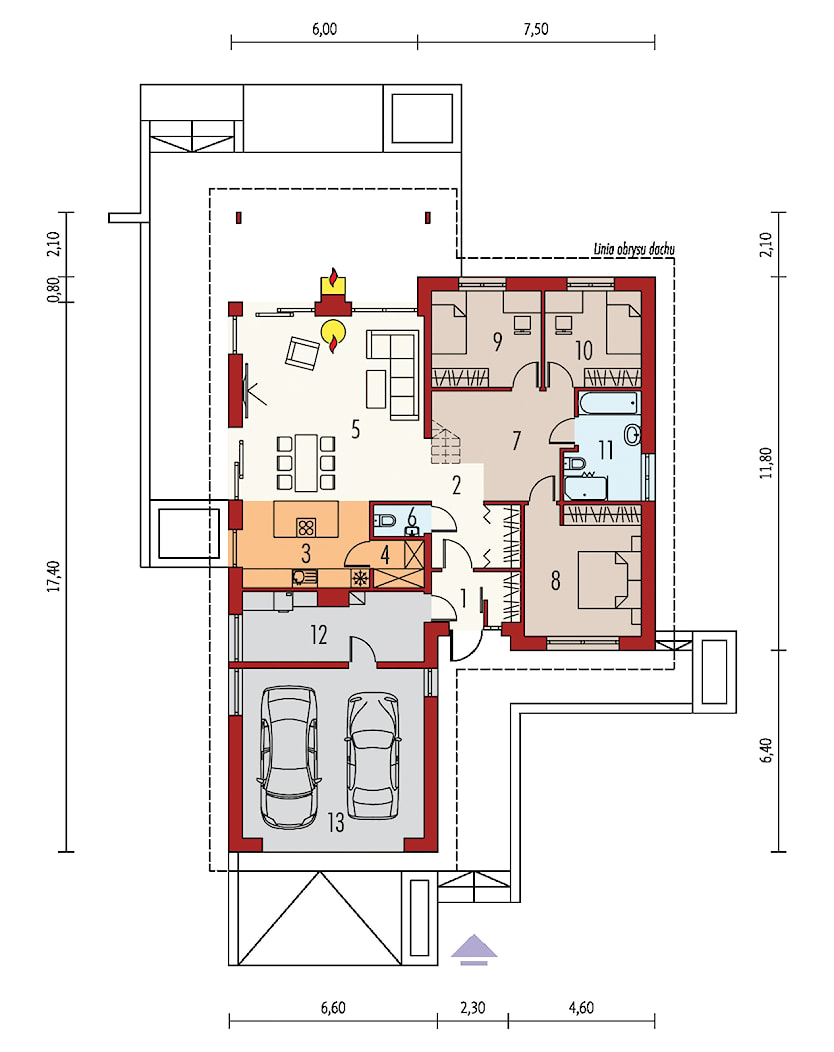 AC Simon G2 CE (DOM AF8-22) - DOM.PL - zdjęcie od Dom.pl Projekty domów - Homebook