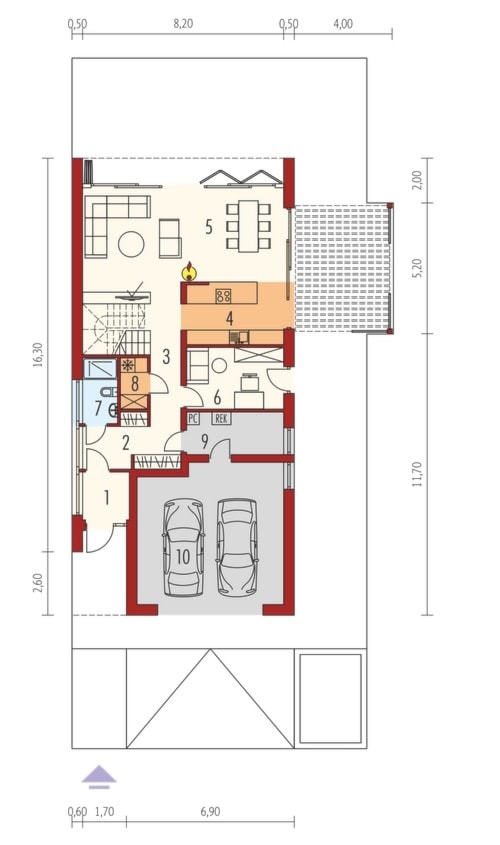 AC EX 19 G2 ENERGO PLUS CE (DOM AF9-67) - DOM.pl - zdjęcie od Dom.pl Projekty domów