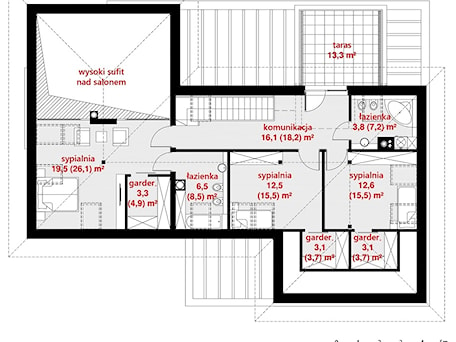 Aranżacje wnętrz - : CPT Koncept 13 ENERGO CE (DOM CP1-26) - DOM.PL - Dom.pl Projekty domów. Przeglądaj, dodawaj i zapisuj najlepsze zdjęcia, pomysły i inspiracje designerskie. W bazie mamy już prawie milion fotografii!