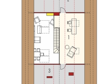 Aranżacje wnętrz - Domy: AC Daniel IV CE (DOM AF9-56) - DOM.PL - Dom.pl Projekty domów. Przeglądaj, dodawaj i zapisuj najlepsze zdjęcia, pomysły i inspiracje designerskie. W bazie mamy już prawie milion fotografii!