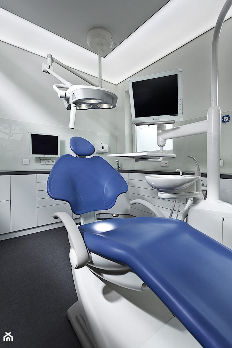 klinika stomatologiczna - Wnętrza publiczne, styl nowoczesny - zdjęcie od Pszczołowscy projektowanie wnętrz