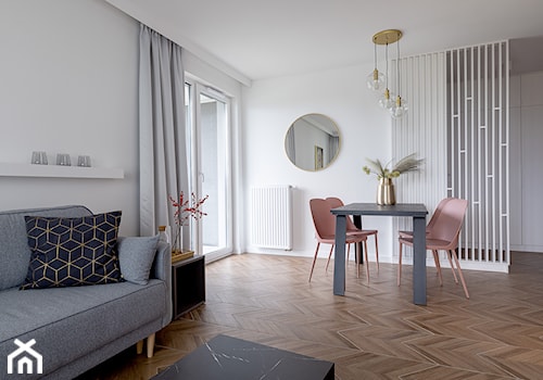 apartament wakacyjny Cetniewo - Jadalnia, styl nowoczesny - zdjęcie od Pszczołowscy projektowanie wnętrz