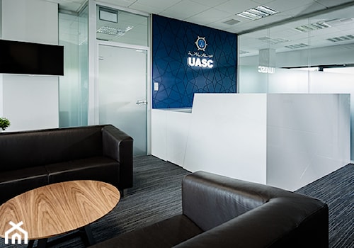 biuro UASC - Wnętrza publiczne, styl nowoczesny - zdjęcie od Pszczołowscy projektowanie wnętrz