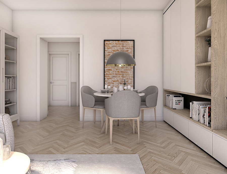 Metamorfoza mieszkania w starym budownictwie - Salon, styl nowoczesny - zdjęcie od Zuzanna Rybicka Sikora Architekt Wnętrz