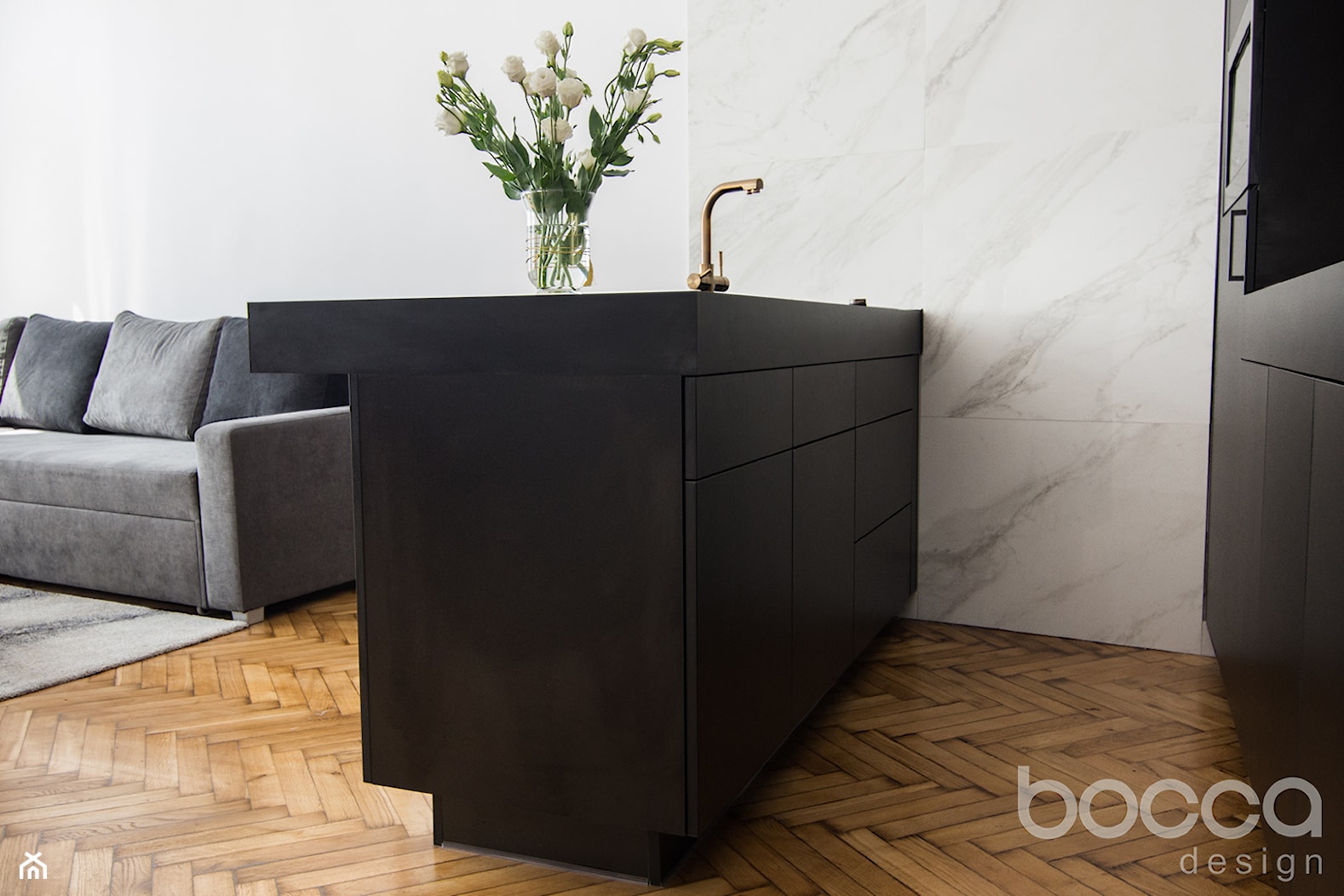 Eklektyczny apartament - Kuchnia, styl nowoczesny - zdjęcie od Bocca design - Homebook