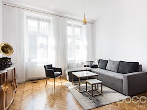 Eklektyczny apartament - Salon, styl nowoczesny - zdjęcie od Bocca design