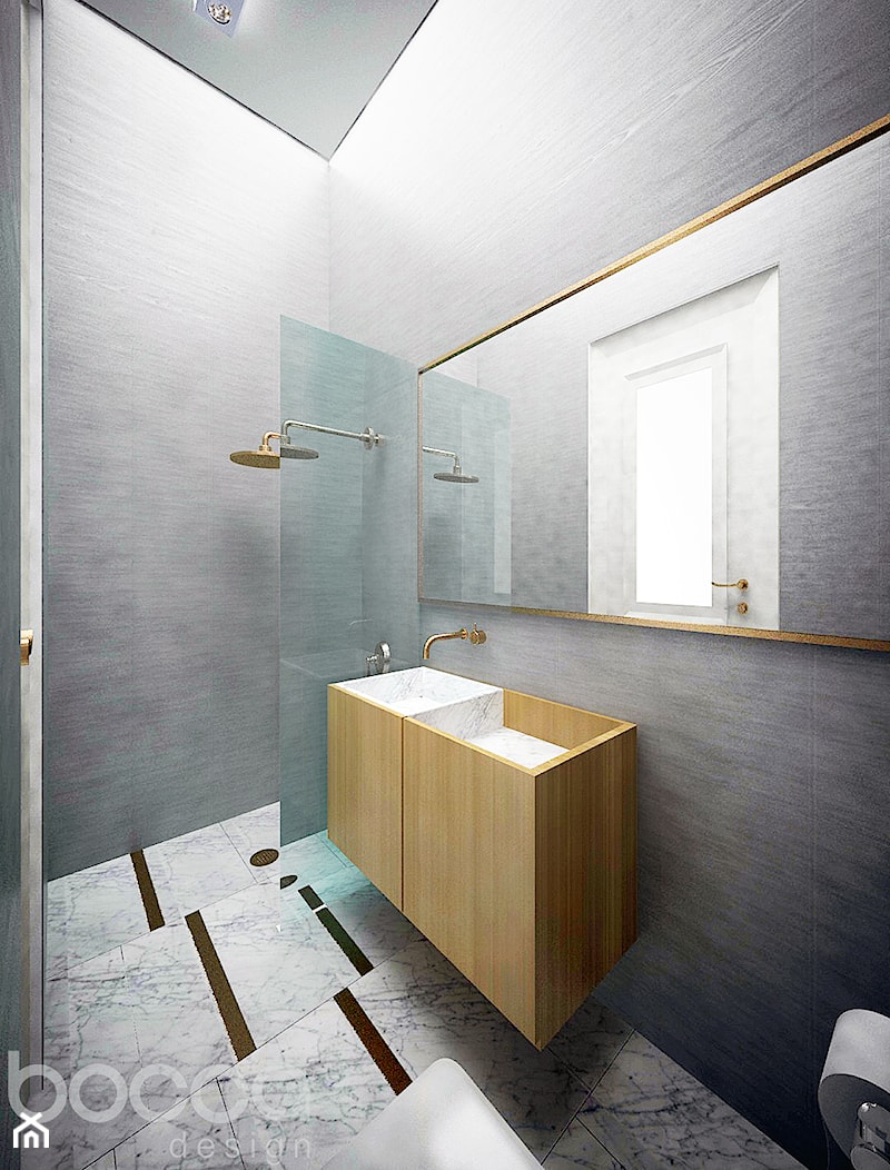 Eklektyczny apartament - Łazienka, styl nowoczesny - zdjęcie od Bocca design - Homebook
