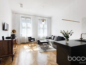Eklektyczny apartament - Salon, styl nowoczesny - zdjęcie od Bocca design