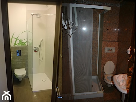 Aranżacje wnętrz - Łazienka: WC z prysznicem - zielona trawa fototapeta - Dariusz Nowicki. Przeglądaj, dodawaj i zapisuj najlepsze zdjęcia, pomysły i inspiracje designerskie. W bazie mamy już prawie milion fotografii!