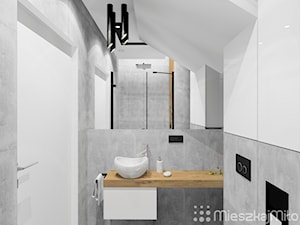 Aranżacja małej łazienki - zdjęcie od Pracownia Projektowania Wnętrz "Mieszkaj Miło"