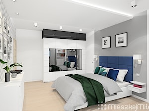 Aranżacja sypialni - zdjęcie od Pracownia Projektowania Wnętrz "Mieszkaj Miło"