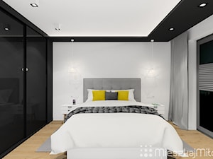 Aranżacja sypialni - zdjęcie od Pracownia Projektowania Wnętrz "Mieszkaj Miło"