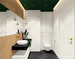 Projekt wnętrza łazienki - Łazienka, styl nowoczesny - zdjęcie od Pracownia Projektowania Wnętrz "Mieszkaj Miło" - Homebook