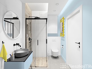 Łazienka z pralnią - zdjęcie od Pracownia Projektowania Wnętrz "Mieszkaj Miło"