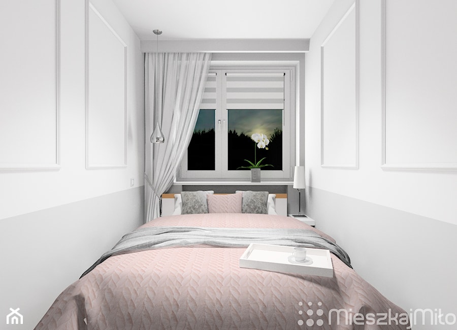 Mała sypialnia - zdjęcie od Pracownia Projektowania Wnętrz "Mieszkaj Miło"