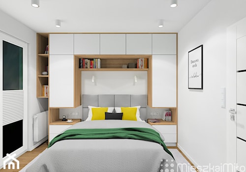 Projekt wnętrza sypialni - zdjęcie od Pracownia Projektowania Wnętrz "Mieszkaj Miło"