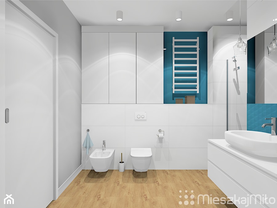 Aranżacja łazienki - zdjęcie od Pracownia Projektowania Wnętrz "Mieszkaj Miło"
