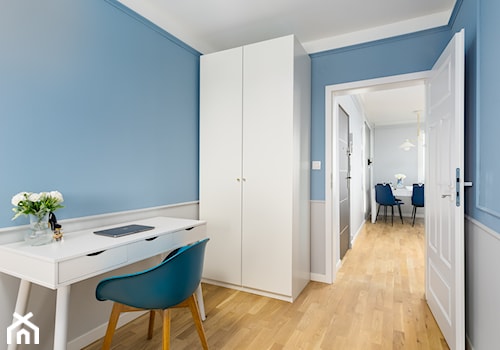 Blue and grey - Sypialnia - zdjęcie od Fotograf wnętrz i architektury Beniamin Mirek