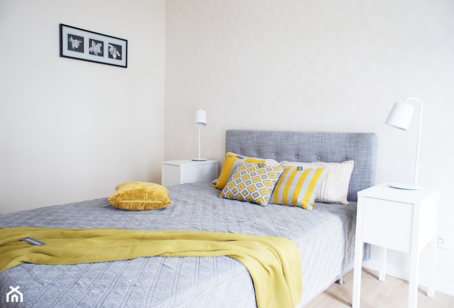 Mieszkanie 68 m2 - Sypialnia, styl nowoczesny - zdjęcie od Mootic Design Store