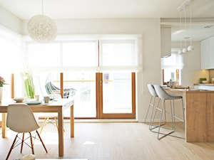 Mieszkanie 68 m2 - Średnia szara jadalnia jako osobne pomieszczenie, styl nowoczesny - zdjęcie od Mootic Design Store