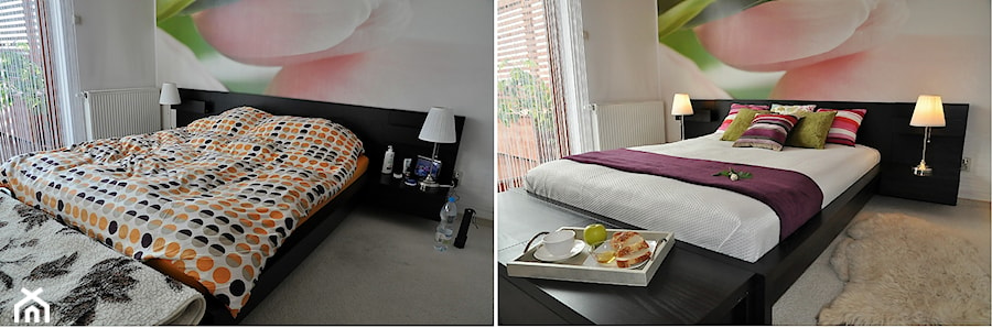 Metamorfoza domu na sprzedaż - Sypialnia - zdjęcie od STYLISTA DOMU HOME STAGING