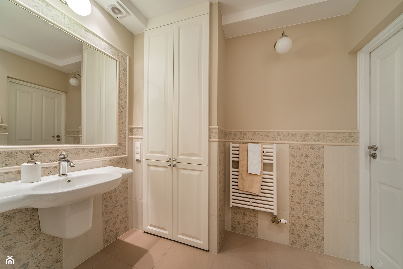 Wnętrze w stylu prowansalskim - Średnia bez okna łazienka, styl prowansalski - zdjęcie od LidiaWnetrza - Homebook