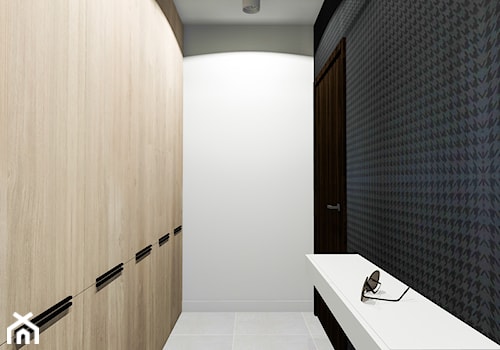 Mieszkanie pod wynajem 2 - Mały biały hol / przedpokój, styl nowoczesny - zdjęcie od Żaneta Strażyńska