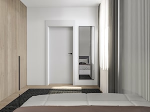 Dom pod Wolsztynem 2 - Średnia biała sypialnia, styl nowoczesny - zdjęcie od Żaneta Strażyńska