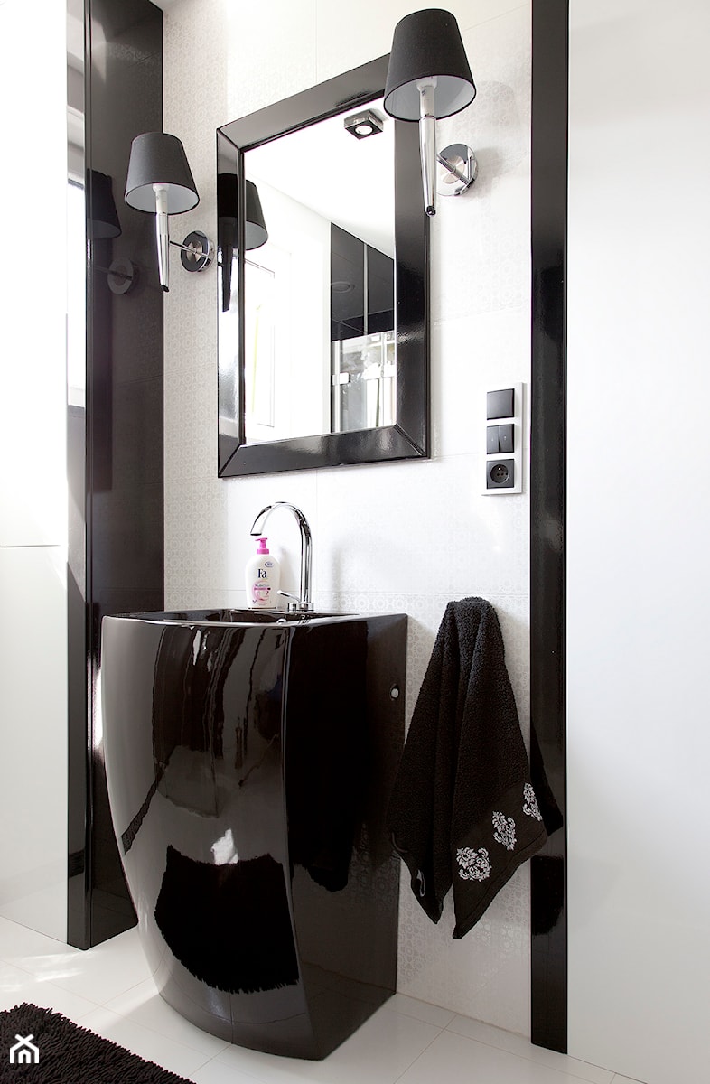 Dom pod Wolsztynem - Mała łazienka, styl nowoczesny - zdjęcie od Żaneta Strażyńska