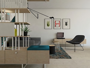 projekt aranżacji mieszkania w Sopocie - Hol / przedpokój, styl nowoczesny - zdjęcie od em2pracownia