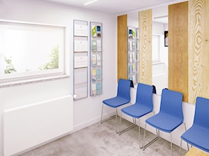 projekt wnętrz gabinetu stomatologicznego - zdjęcie od Marmur Studio