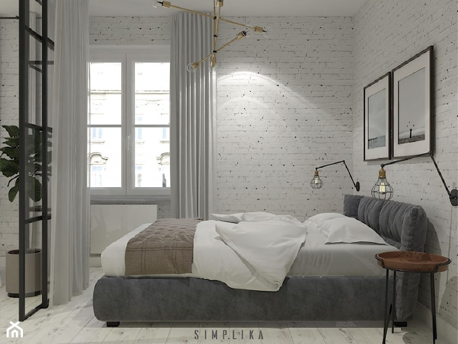 Skandynawska sypialnia - zdjęcie od SIMPLIKA