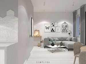 Skandynawski salon - zdjęcie od SIMPLIKA