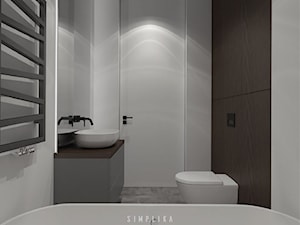 Minimalistyczna łazienka - zdjęcie od SIMPLIKA