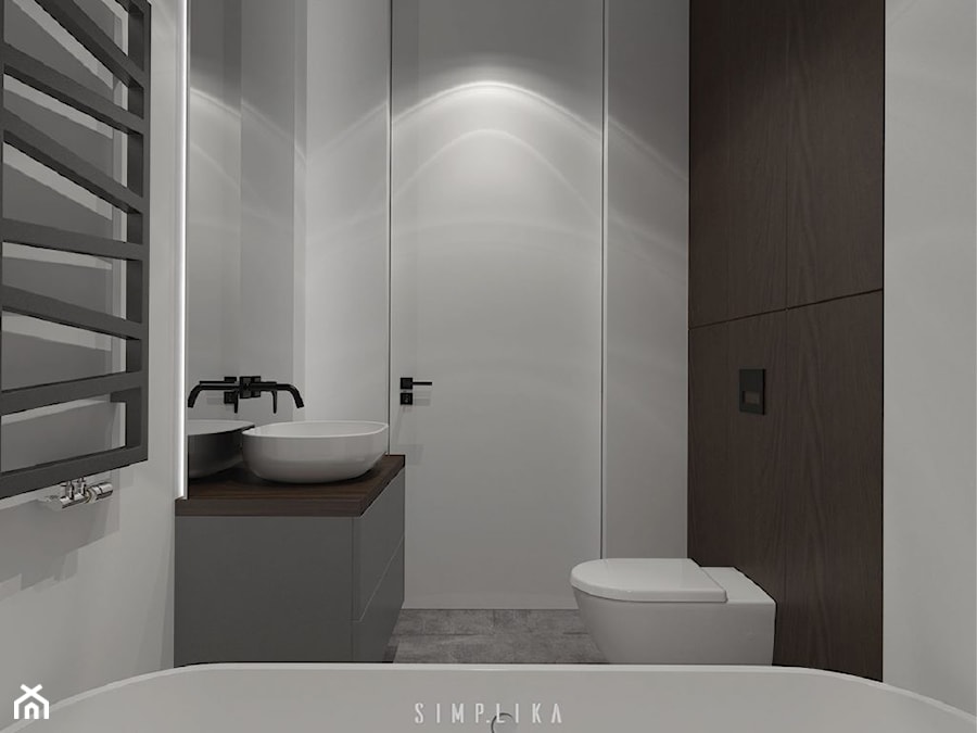 Minimalistyczna łazienka - zdjęcie od SIMPLIKA