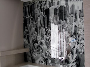 grafika łazienka szkło bezpieczne - zdjęcie od Szklarz Glass Decorator Nowoczesne Szkło dla Architektury
