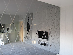 Lustrzana ściana szklana, lustra fazowane - zdjęcie od Szklarz Glass Decorator Nowoczesne Szkło dla Architektury