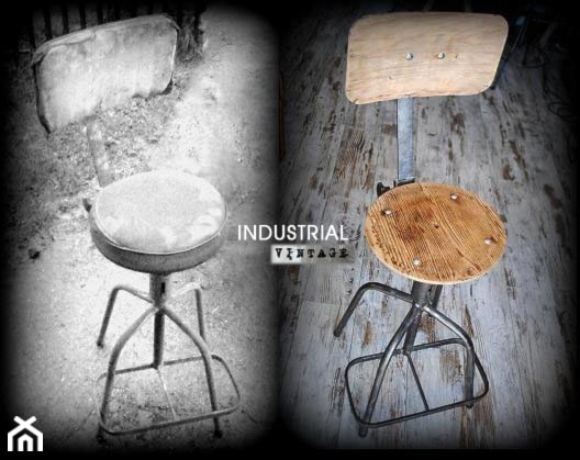 STOŁEK_TABORET_METAMORFOZA - zdjęcie od INDUSTRIAL VINTAGE